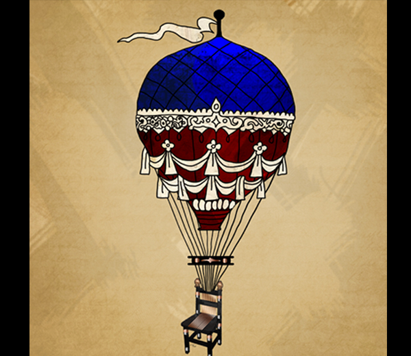 hot air balloon prop